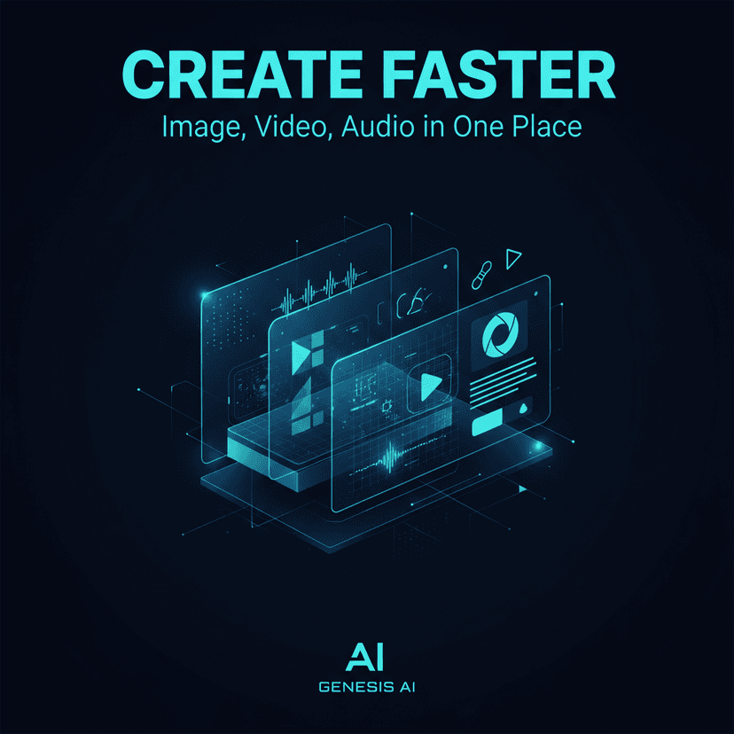 AI-generated creative poster
